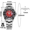 Addiesdive Orologio al Quarzo Moderno da 41 mm, AD2513