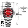 ★Magazzino Italia★Orologio subacqueo al quarzo ADDIESDIVE da 41 mm AD2089