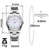 Orologio da donna di lusso Addies al quarzo in acciaio inox, 31 mm (AW25909)