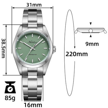 Orologio da donna di lusso Addies, al quarzo, in acciaio inossidabile, 31 mm – AW25903