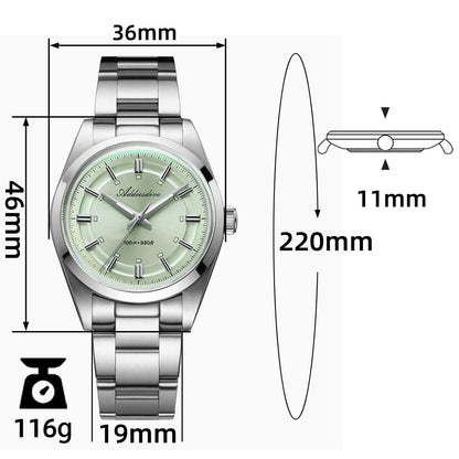 ★Saldi Anniversario★ADDIESDIVE OROLOGIO 36MM VH31 STILE EXPLORER AD2515