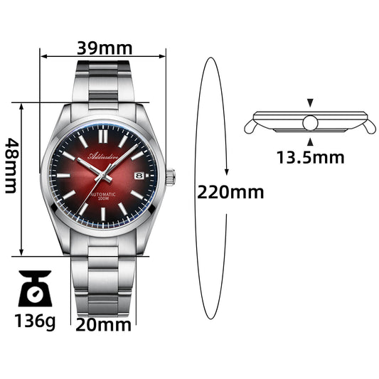 ★Speciale Capodanno★ADDIESDIVE Orologio da uomo dal design originale AD2071