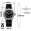 ADDIESDIVE Orologio Meccanico Vintage 36mm AD2088