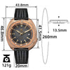 Orologio automatico Addiesdive Bronze Captain Willard AD2097