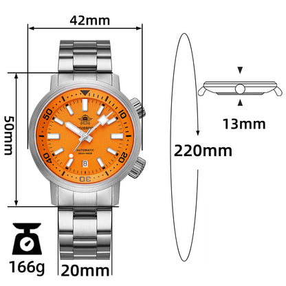 🔥SALDI D'AUTUNNO 🔥Orologio subacqueo automatico Addiesdive con lunetta girevole AD2541