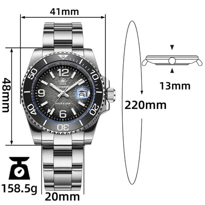 ★Saldi Anniversario★Addiesdive Orologio al Quarzo Moderno da 41 mm, AD2513