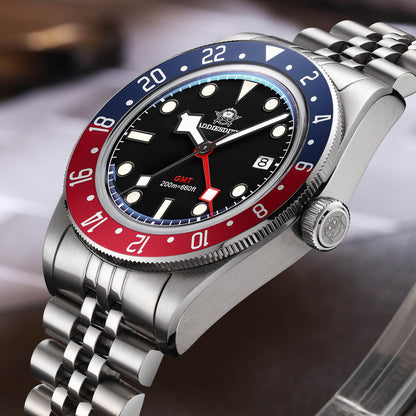 ★Saldi Anniversario★ADDIESDIVE 39mm Orologio al Quarzo BB58 GMT AD2044