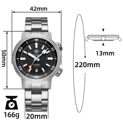 🔥SALDI D'AUTUNNO 🔥Orologio subacqueo automatico Addiesdive con lunetta girevole AD2541