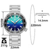 Orologio subacqueo Addiesdive da 46 mm in stile hockey, movimento automatico giapponese AD2526