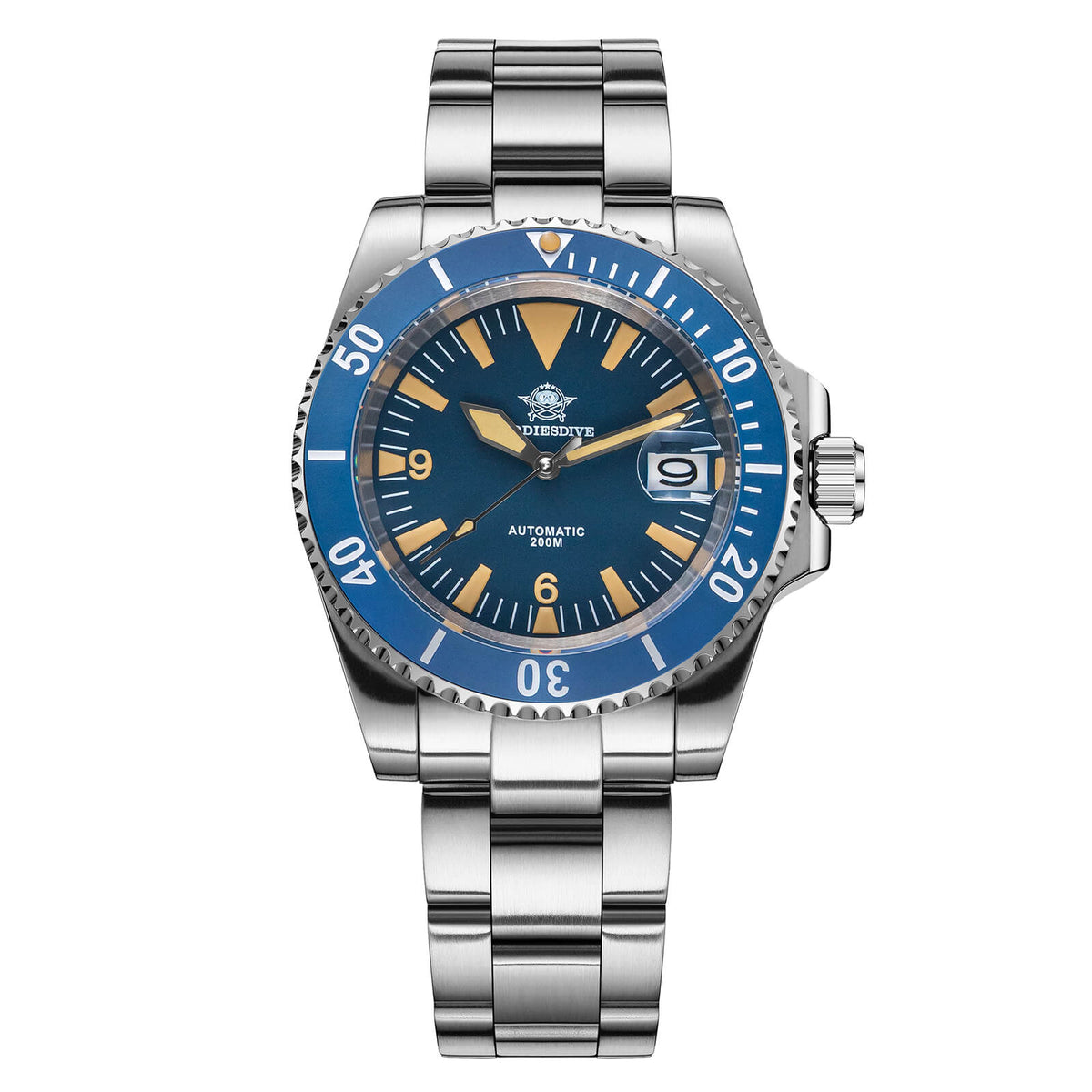 ★Speciale Capodanno★ADDIESDIVE Orologio Subacqueo Retro Sword Sub NH35 AD2064 blu