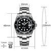 ADDIESDIVE Orologio subacqueo automatico da uomo, subacqueo 200 m, NH35A/8215 (H3AC)