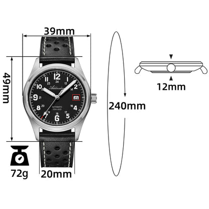 🔥SALDI D'AUTUNNO 🔥ADDIESDIVE 39mm Orologio Explore NH35 Automatico AD2070