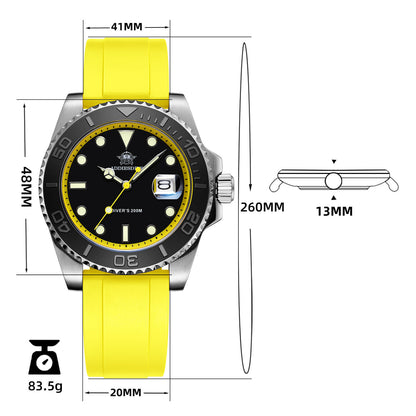 ★Saldi Anniversario★ADDIESDIVE Orologio Sportivo al Quarzo da 41 mm Impermeabile 200 m (AD2040)