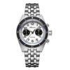 ADDIESDIVE Orologio Cronografo al Quarzo con Quadrante Panda da 41 mm VK64 (AD2034)