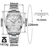 ADDIESDIVE  39mm Orologio Automatico NH35 con Quadrante 3D Bark Texture da AD2075