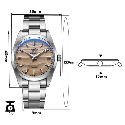 🔥Saldi Anniversario 🔥Orologio al quarzo ADDIESDIVE da 36 mm con movimento VH31 AD2030