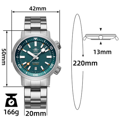 🔥SALDI D'AUTUNNO 🔥Orologio subacqueo automatico Addiesdive con lunetta girevole AD2541