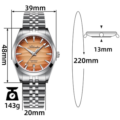 🔥SALDI D'AUTUNNO 🔥 Addiesdive Orologio Automatico 39mm “Desert Mirage” AD2540