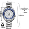 ★Offerta speciale★ Orologio subacqueo al quarzo da uomo Addiesdive Turtle 41 mm AD2507