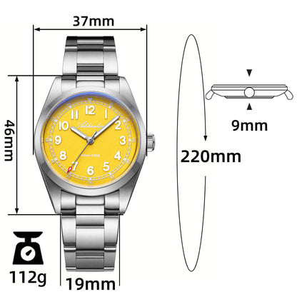 Orologio al quarzo ADDIESDIVE da 36 mm con movimento Super 2035 AD2521