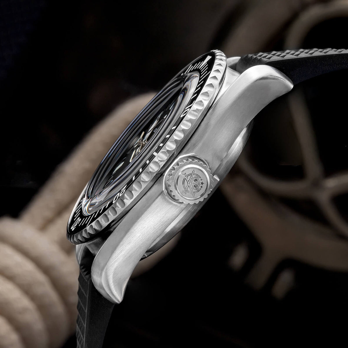 ADDIESDIVE Orologio Subacqueo Automatico Milsub AD2056