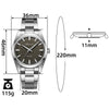 ADDIESDIVE 36mm Orologio al Quarzo di Lusso VH31 AD2066