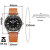 ADDIESDIVE Orologio Subacqueo Automatico Milsub AD2058