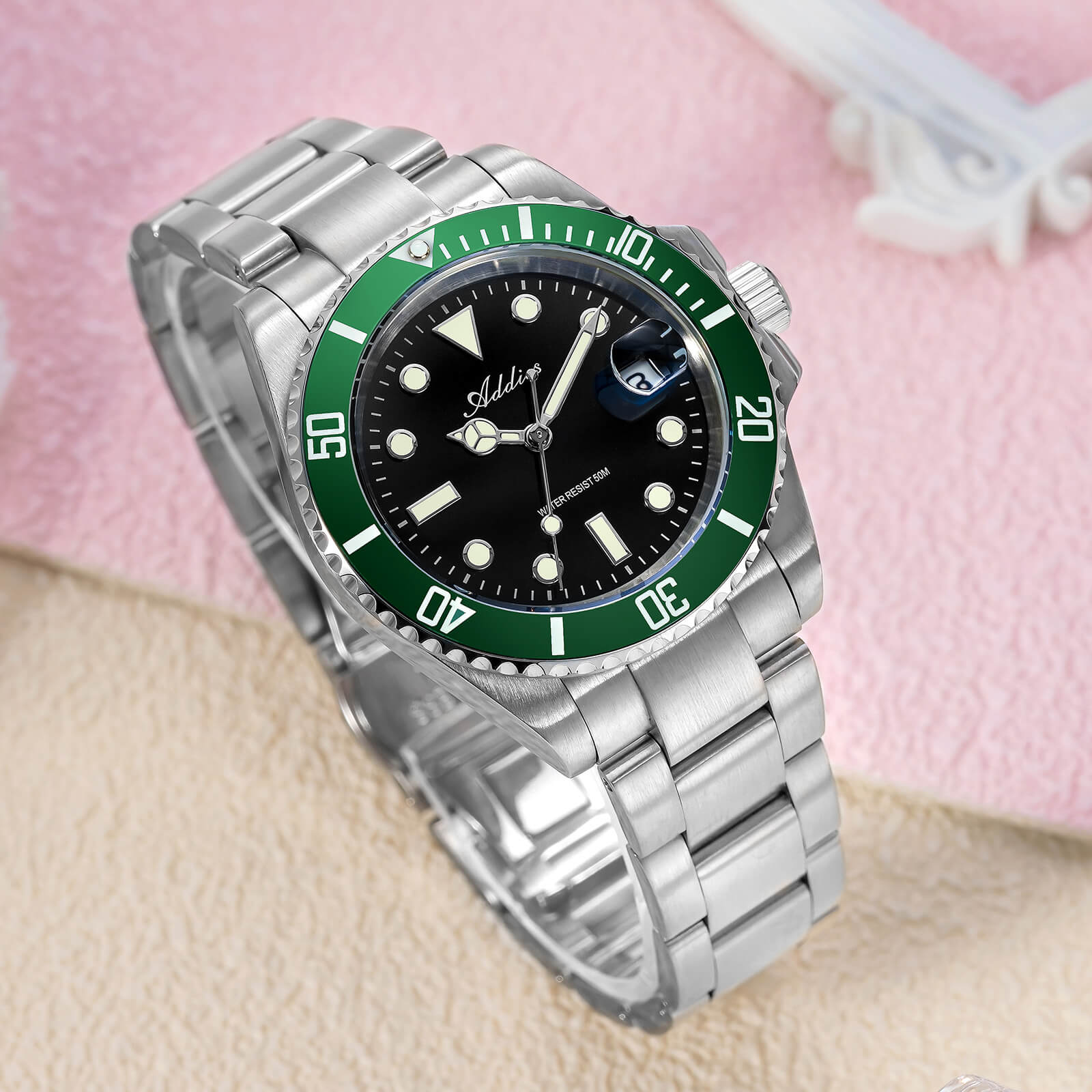 Addies Orologio al quarzo Luxury in acciaio inossidabile AW25902