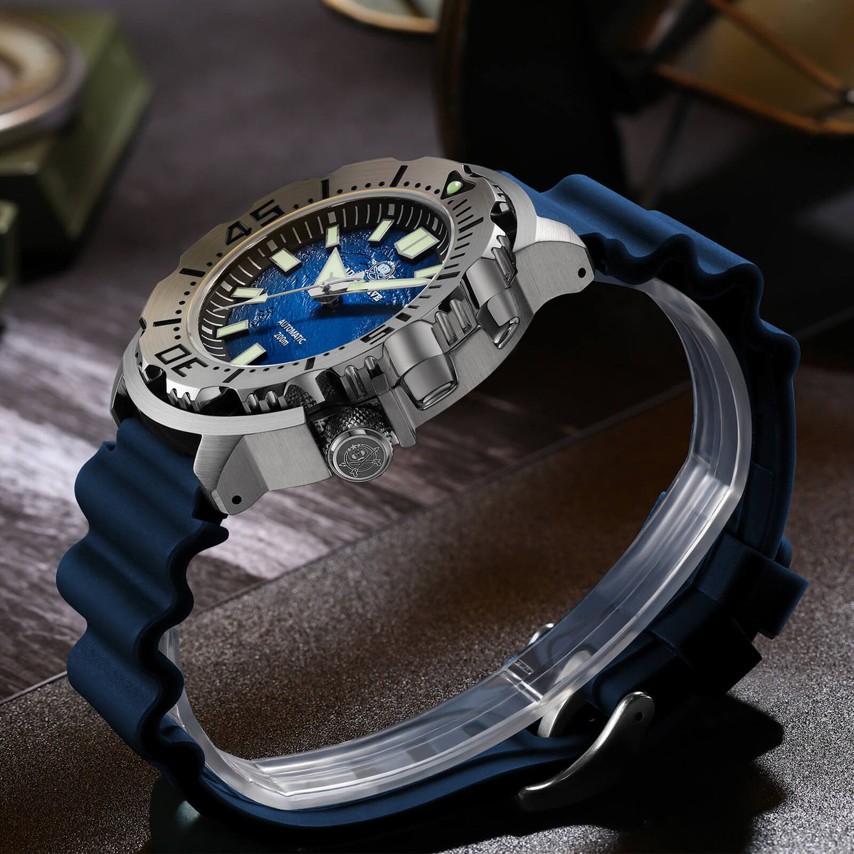 ★Speciali settimanali★ADDIESDIVE Orologio Subacqueo OceanMonster AD2047