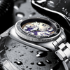Orologio subacqueo ADDIESIVE con vetro zaffiro sintetico e quadrante luminoso 200M H8-Surf