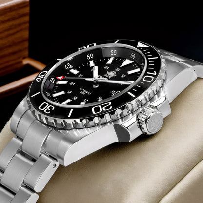 ★Saldi Anniversario★Orologio subacqueo automatico da uomo ADDIESDIVE con vetro zaffiro sintetico AD2504