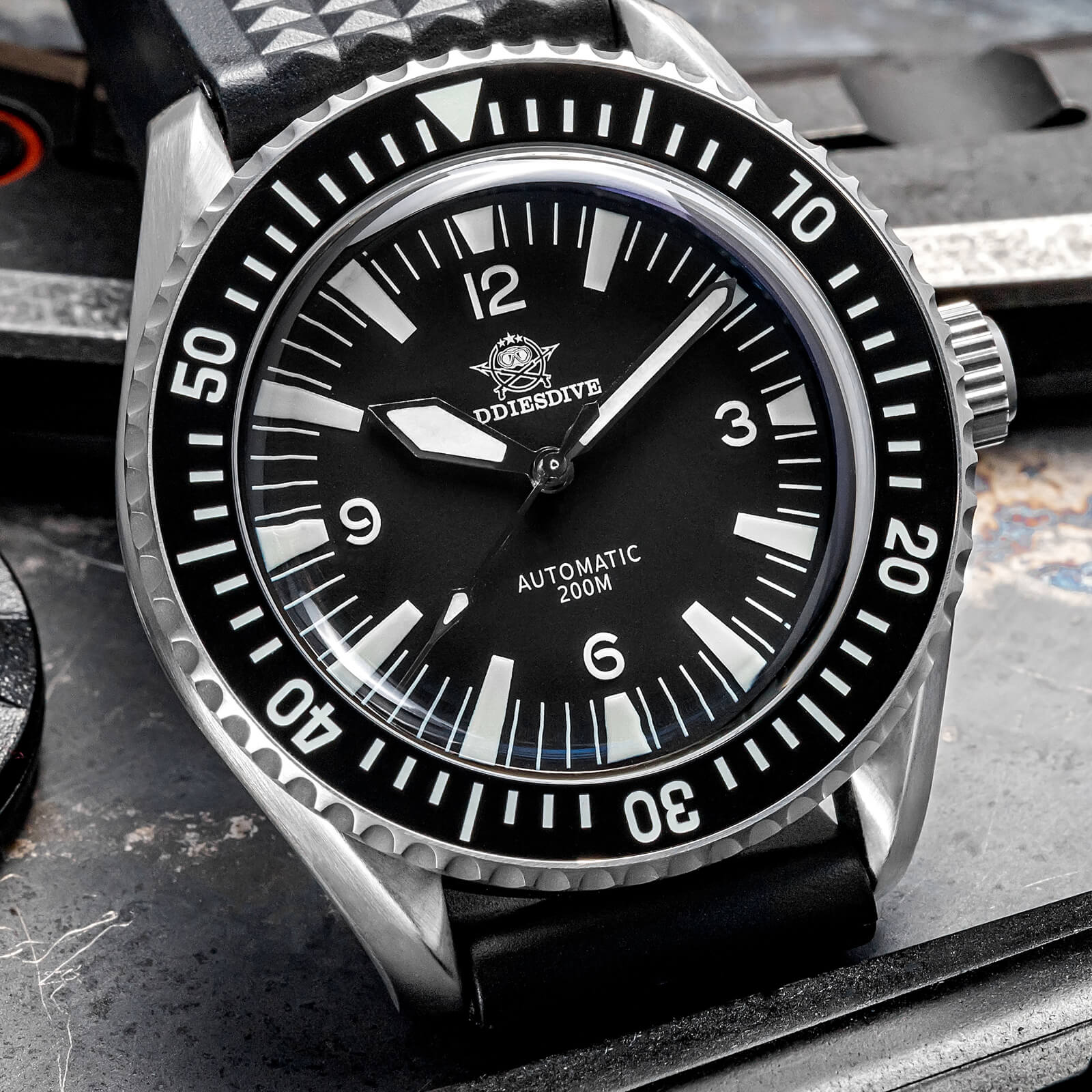 ADDIESDIVE Orologio Subacqueo Automatico Milsub AD2056