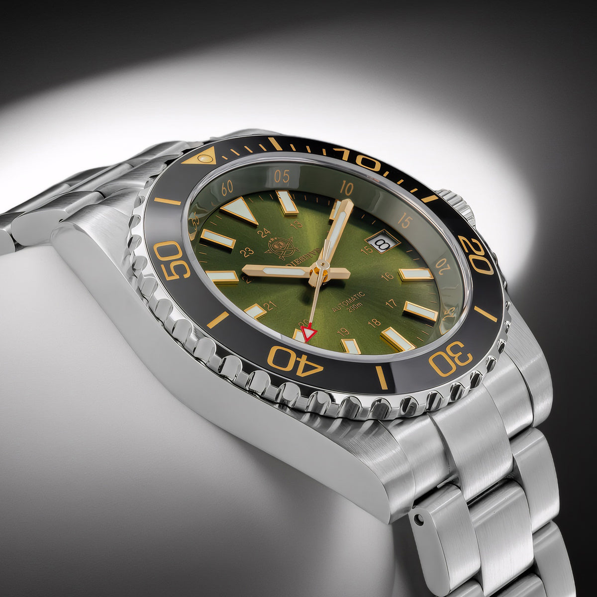 ★Saldi Anniversario★Orologio subacqueo automatico da uomo ADDIESDIVE con vetro zaffiro sintetico AD2504