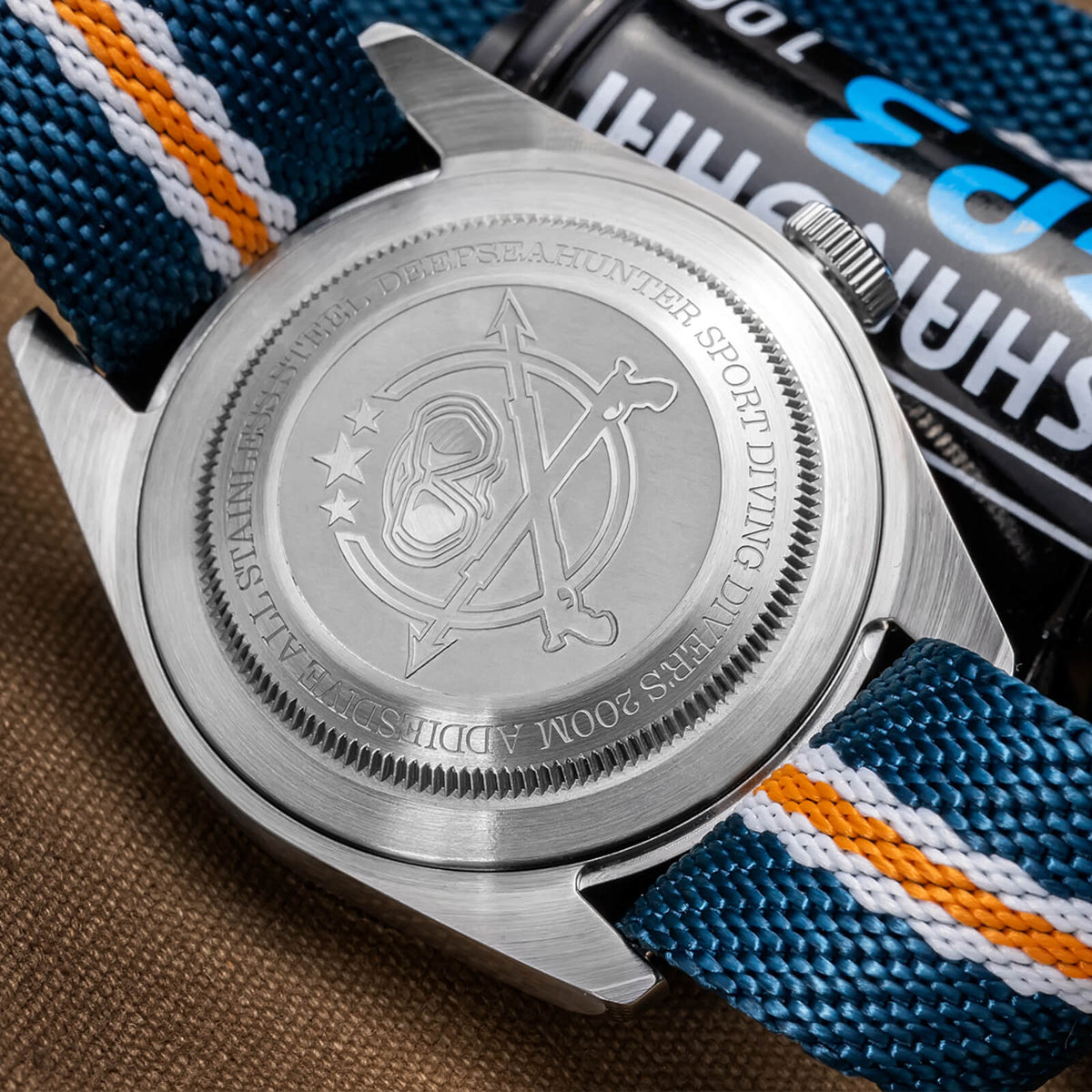 ★Saldi Anniversario★ADDIESDIVE 39mm Orologio al Quarzo BB58 GMT AD2044