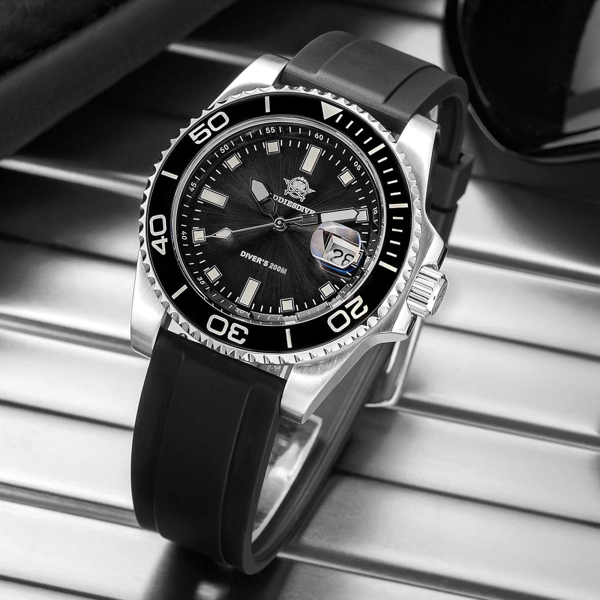 ADDIESDIVE 41 mm Orologio Subacqueo al Quarzo da AD2089