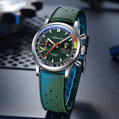 ★Saldi Anniversario★Orologio cronografo ADDIESDIVE VK64 da 38 mm ispirato alle corse AD2529