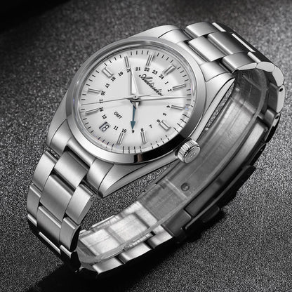 ★Saldi Anniversario★ADDIESDIVE Orologio al Quarzo GMT Elegance Collection AD2065