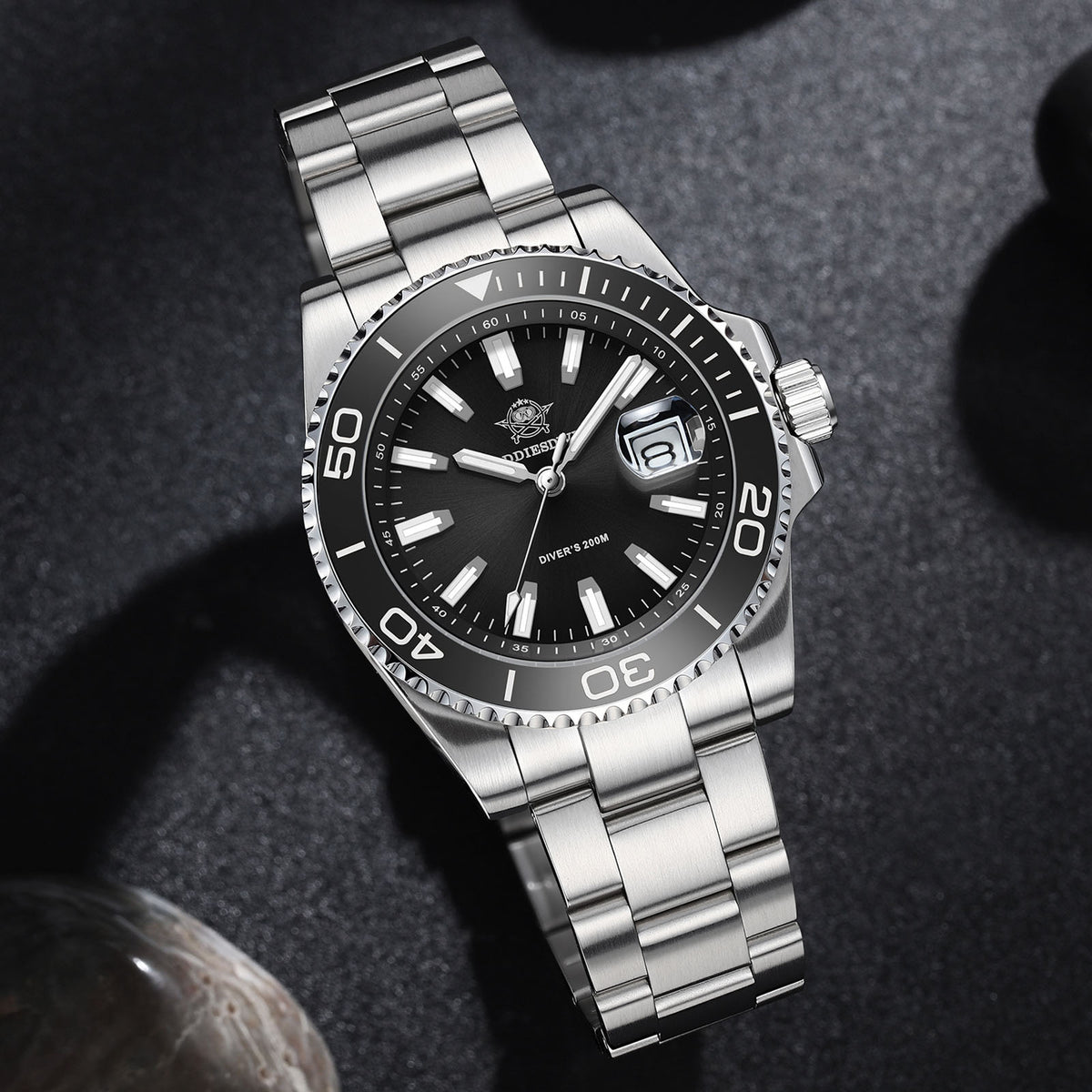 ★Speciale Capodanno★Orologio al quarzo vintage ADDIESDIVE da 41 mm, subacquei, AD2510