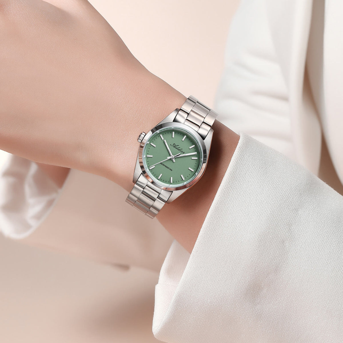 Orologio da donna di lusso Addies, al quarzo, in acciaio inossidabile, 31 mm – AW25903