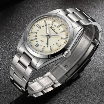 ★Saldi Anniversario★ADDIESDIVE Orologio al Quarzo GMT Elegance Collection AD2065