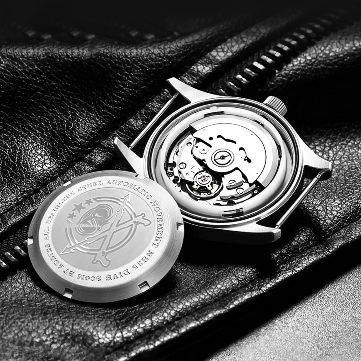 ★Magazzino italiano★ADDIESDIVE® Orologio automatico da uomo elegante da 39 mm con movimento NH35A (MY-H2)