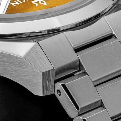 🔥SALDI D'AUTUNNO 🔥 Orologio automatico di lusso AddiesKIN K010 da 40 mm con quadrante in pietra naturale e movimento Miyota 9015