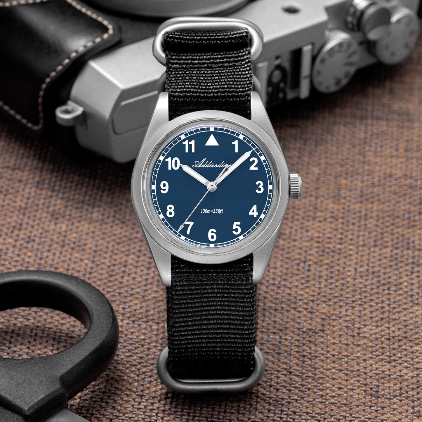 ADDIESDIVE 37mm VH31 Retro Pilot Field Watch AD2079