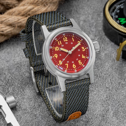 ★Magazzino Italia★ADDIESDIVE Orologio meccanico vintage 36mm AD2076