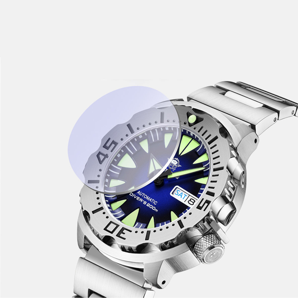 🔥SALDI D'AUTUNNO 🔥 Orologi automatici da sub ADDIESDIVE® Monster da uomo (AD2103)