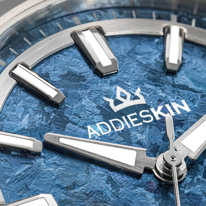 🔥SALDI D'AUTUNNO 🔥AddiesKIN Orologio Automatico di Lusso K006 – 40mm, Quadrante in Titanio Cristallizzato, Movimento Miyota 9015