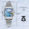 Addiesdive 39mm Orologio Automatico 3D Glacier Polar Bear Dial AD2042