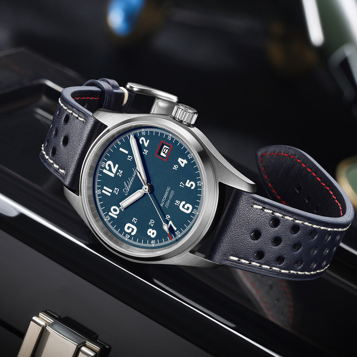 🔥SALDI D'AUTUNNO 🔥ADDIESDIVE 39mm Orologio Explore NH35 Automatico AD2070
