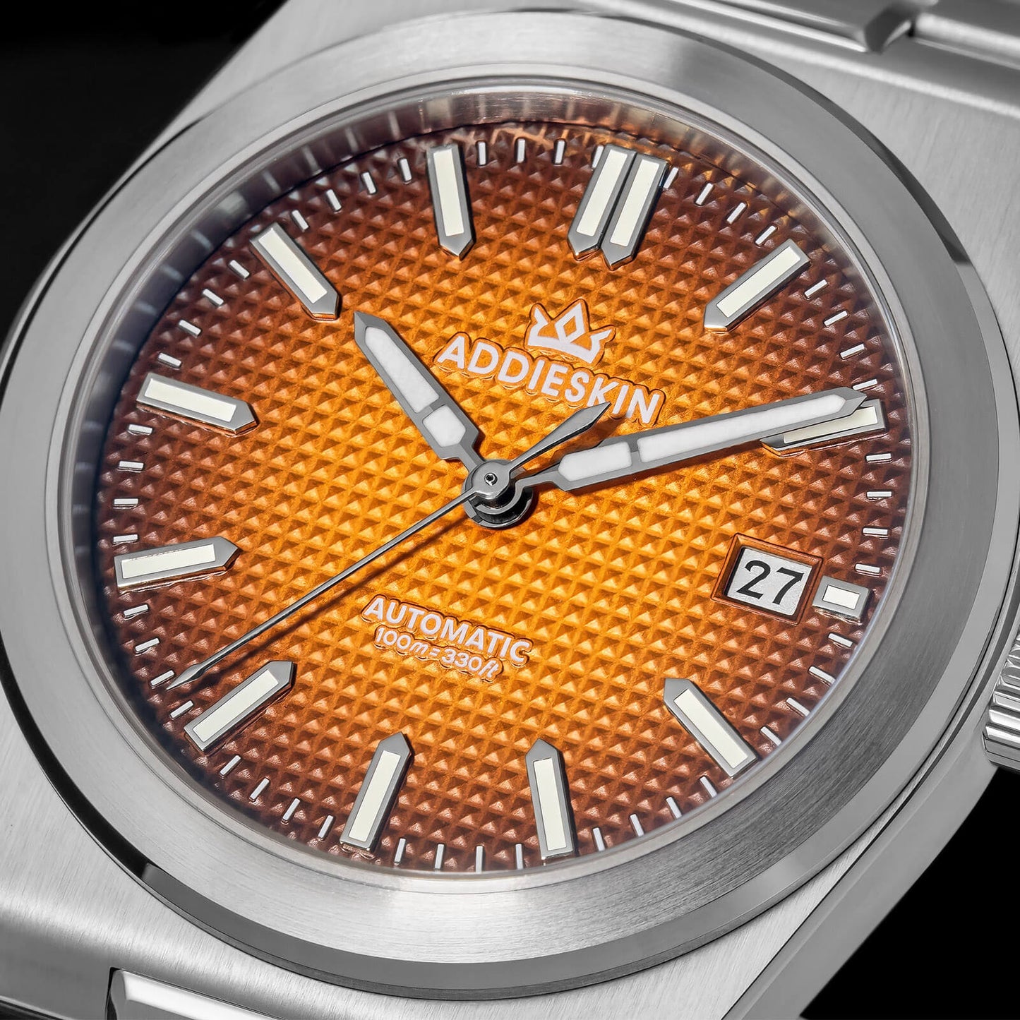 Orologio da uomo ADDIESKIN K004 "Waffle Elegance" automatico 9015