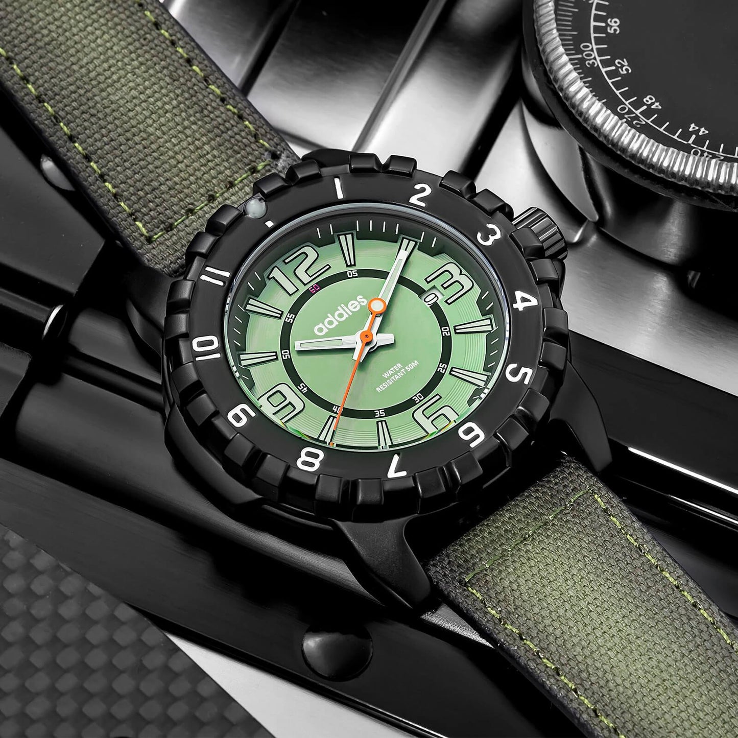 ADDIES Orologio Sportivo al Quarzo MY-057, Impermeabile Fino a 50 m